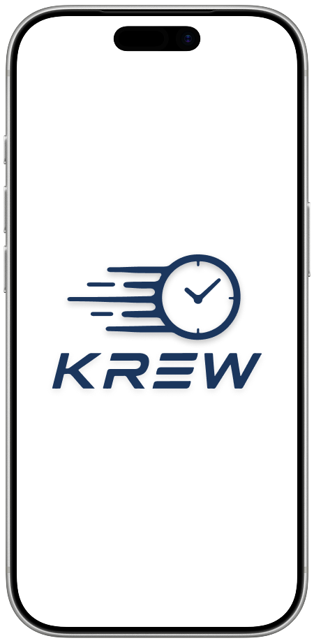Krew App Screen 1